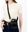MINI PHONE BAG ブラックシャイン
