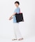 LARGE EMERALD TOTE テトリスハートエンブロイダリートート