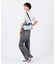 EVERYDAY SM SATCHEL マリンロゴボーダー