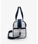 EVERYDAY SM SATCHEL マリンロゴボーダー