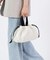 E/W CITY DRAWSTRING BAG  アップタウンパールシャイン/ブラック