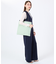 LARGE EMERALD TOTE フロスティグリーン/サンダー
