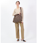 DELUXE ZIPTOP TOTE ダークチョコレート