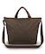 DELUXE ZIPTOP TOTE ダークチョコレート