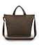 DELUXE ZIPTOP TOTE ダークチョコレート
