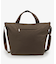 DELUXE ZIPTOP TOTE ダークチョコレート