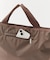 DELUXE ZIPTOP TOTE ダークチョコレート