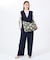 DELUXE EASY CARRY TOTE オリーブフローラルシルエット