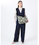 DELUXE EASY CARRY TOTE オリーブフローラルシルエット