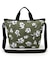 DELUXE EASY CARRY TOTE オリーブフローラルシルエット