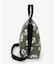 DELUXE EASY CARRY TOTE オリーブフローラルシルエット