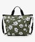 DELUXE EASY CARRY TOTE オリーブフローラルシルエット