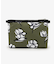 COSMETIC CLUTCH オリーブフローラルシルエット
