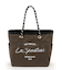 ML 2 WAY TOTE         2ウェイチョコレート/ブラックシャイン