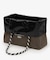ML 2 WAY TOTE         2ウェイチョコレート/ブラックシャイン