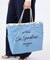 LARGE 2 WAY TOTE 2ウェイスレートブルー/パールシャイン
