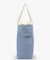 LARGE 2 WAY TOTE 2ウェイスレートブルー/パールシャイン
