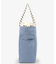 LARGE 2 WAY TOTE 2ウェイスレートブルー/パールシャイン