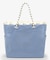 LARGE 2 WAY TOTE 2ウェイスレートブルー/パールシャイン