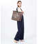 LARGE 2 WAY TOTE 2ウェイチョコレート/ブラックシャイン