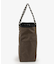 LARGE 2 WAY TOTE 2ウェイチョコレート/ブラックシャイン