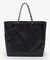 LARGE 2 WAY TOTE 2ウェイチョコレート/ブラックシャイン