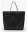 LARGE 2 WAY TOTE 2ウェイチョコレート/ブラックシャイン