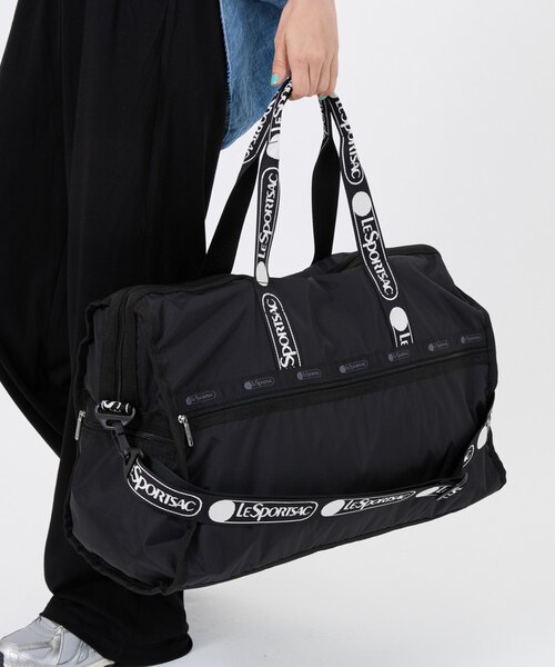 DELUXE LG WEEKENDER ロゴジャカードブラック｜レスポートサックの通販