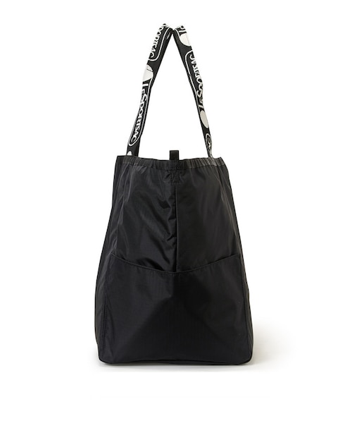 E/W REVERSIBLE PKT TOTE ロゴジャカードブラックT｜レスポートサック