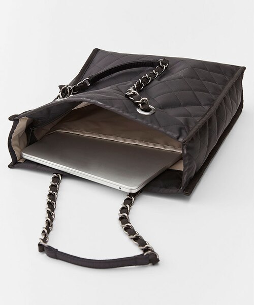 CHAIN N/S TOTE オニキスチェーンキルト｜レスポートサックの通販