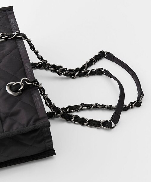 CHAIN N/S TOTE オニキスチェーンキルト｜レスポートサックの通販