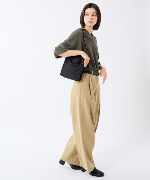 CHAIN MINI N/S TOTE オニキスチェーンキルト｜レスポートサックの通販