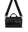 MINI DUFFEL CROSSBODY ブラックシャイン