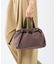 E/W CITY DRAWSTRING BAG  アップタウンダークチョコ/ブラック