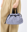 E/W CITY DRAWSTRING BAG  アップタウンギンガム/ブラック