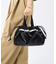 E/W CITY DRAWSTRING BAG  アップタウンブラックシャイン/ブラック2