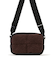 PUFFY CUBE CROSSBODY ダークチョコレートシェルパ