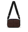 PUFFY CUBE CROSSBODY ダークチョコレートシェルパ