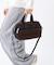 PUFFY MINI DUFFEL ダークチョコレートシェルパ
