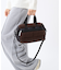 PUFFY MINI DUFFEL ダークチョコレートシェルパ