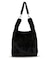 FUR SHOULDER TOTE ブラックフラッフィーファー