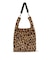 FUR SHOULDER TOTE レオパードフラッフィーファー