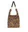 FUR SHOULDER TOTE レオパードフラッフィーファー