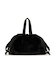 FUR DRAWSTRING TOTE ブラックフラッフィーファー