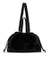FUR DRAWSTRING TOTE ブラックフラッフィーファー