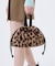 FUR DRAWSTRING TOTE レオパードフラッフィーファー