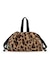 FUR DRAWSTRING TOTE レオパードフラッフィーファー