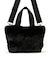 FUR E/W TOTE ブラックフラッフィーファー
