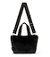 FUR E/W TOTE ブラックフラッフィーファー