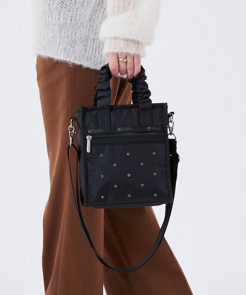 GH MINI N/S TOTE ビジューブラックグレー｜レスポートサックの通販